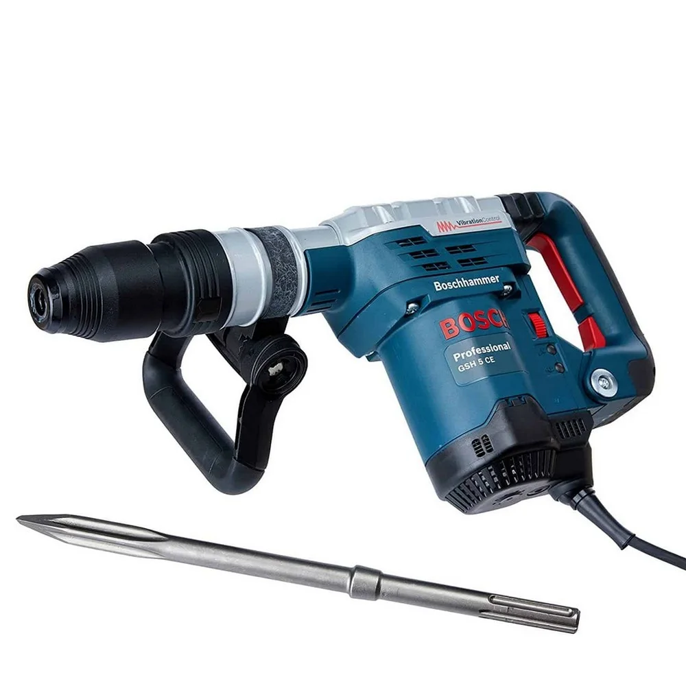 Martelo Demolidor 5,8kg SDS-MAX com Maleta e Acessorios 8,3J 220V 1150W Bosch GSH 5 CE