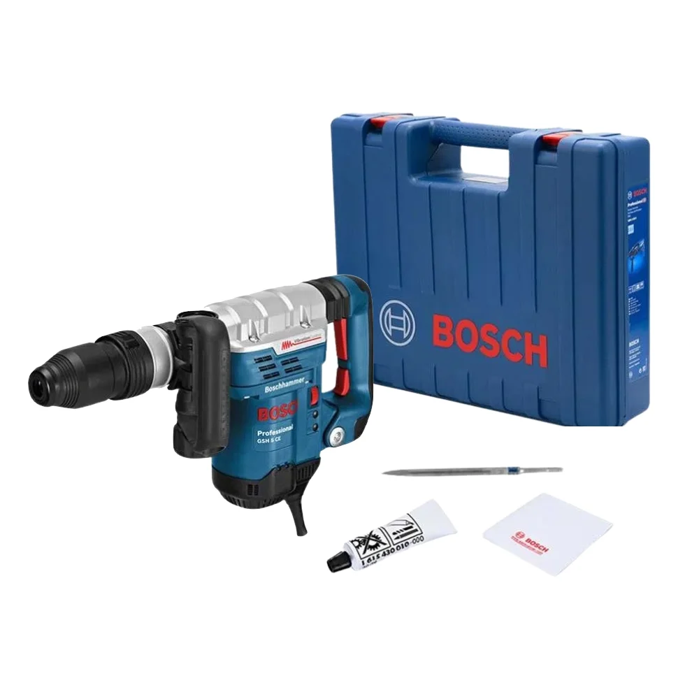 Martelo Demolidor 5,8kg SDS-MAX com Maleta e Acessorios 8,3J 220V 1150W Bosch GSH 5 CE