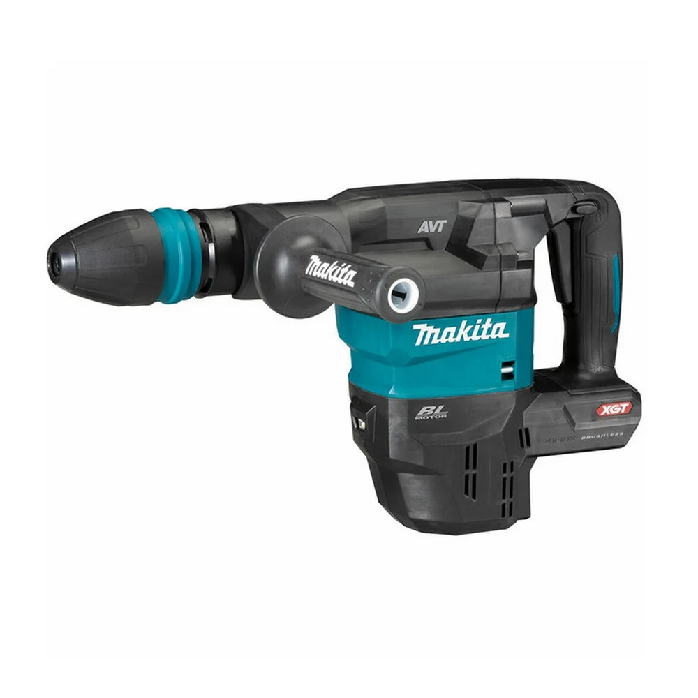 Martelo Rompedor a Bateria 40V Bruslhess SDS-MAX Maleta Carregador 2 Baterias 4AH Bivolt Makita HM001GM202