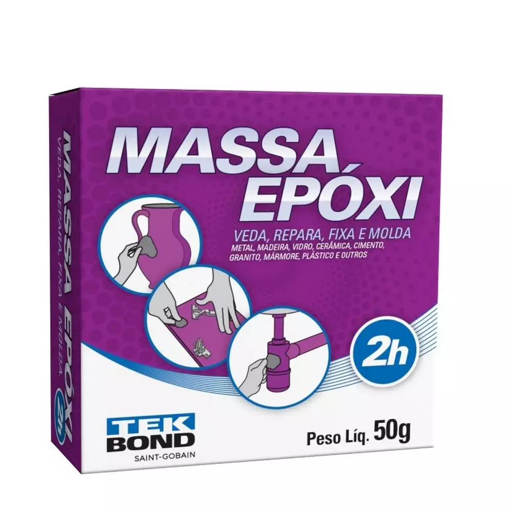 Massa Epoxi Araldite 50G Tekbond 78072707234