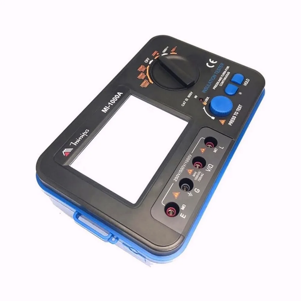 Megometro Digital Portatil 750V AC 1000V DC CAT.III 600V 0,1-2000M OHMS Minipa MI1000A