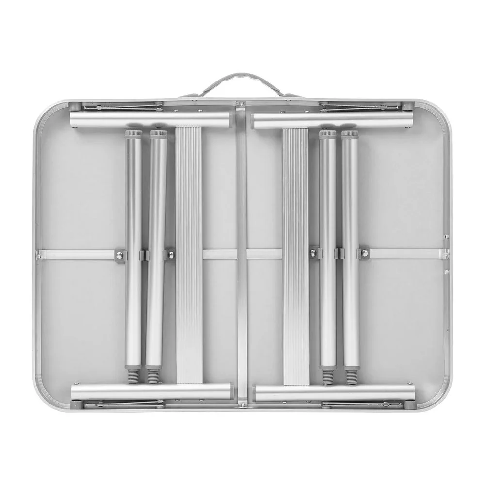 Mesa de Aluminio Dobravel Tampo Em MDF 45X60X59CM Palisad 695828