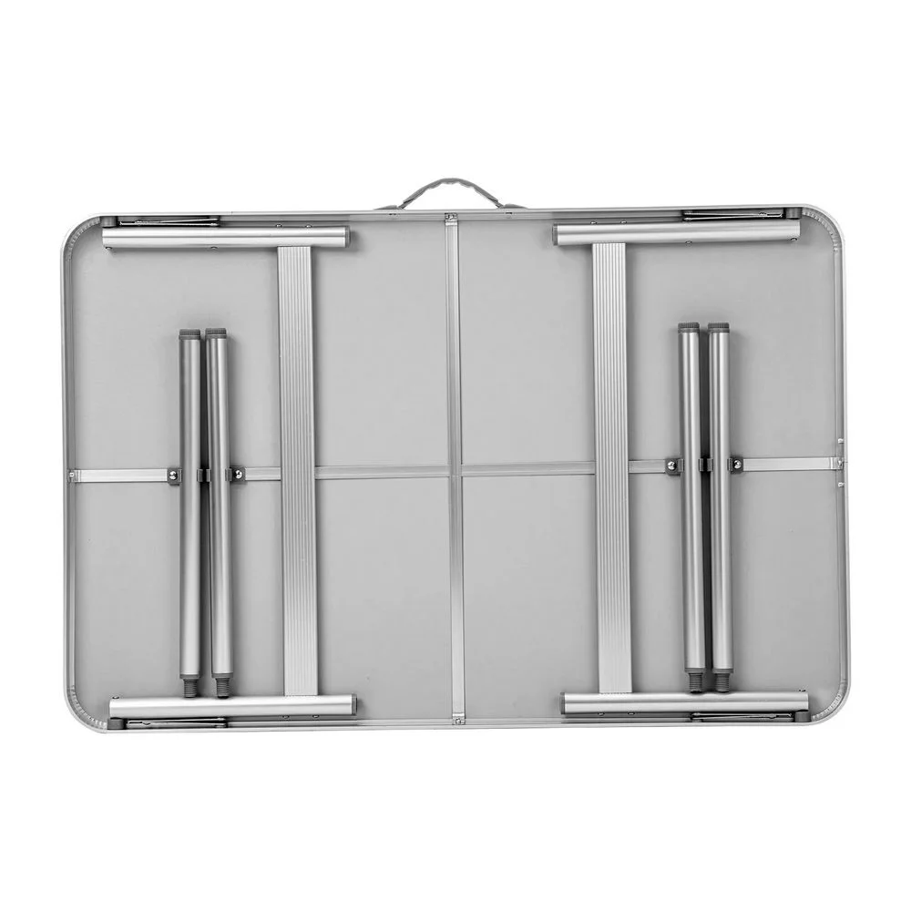 Mesa de Aluminio Dobravel Tampo Em MDF 60X90X70CM Palisad 695838