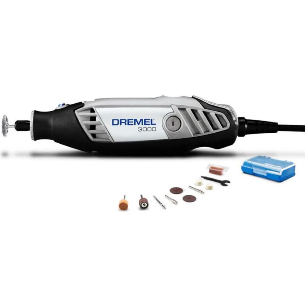 MICRO RETIFICA DREMEL 3000 COM 10 ACESSÓRIOS