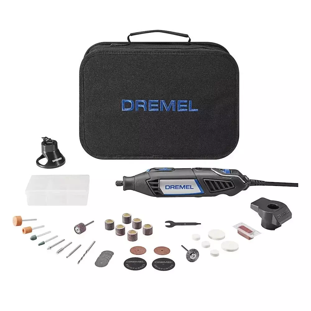Micro Retifica com Bolsa e 32 Acessorios 2 Acoplamentos 110V Dremel 4000