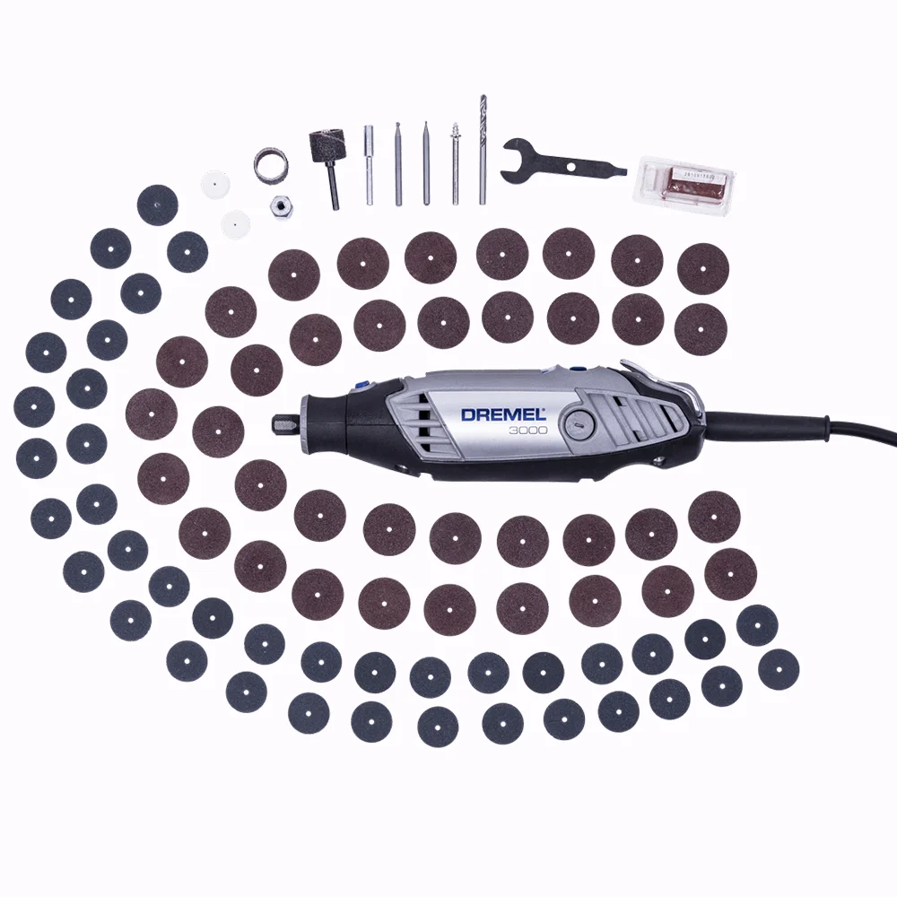Micro Retifica com Eixo Flexivel e 82 Acessorios 220V Dremel 3000
