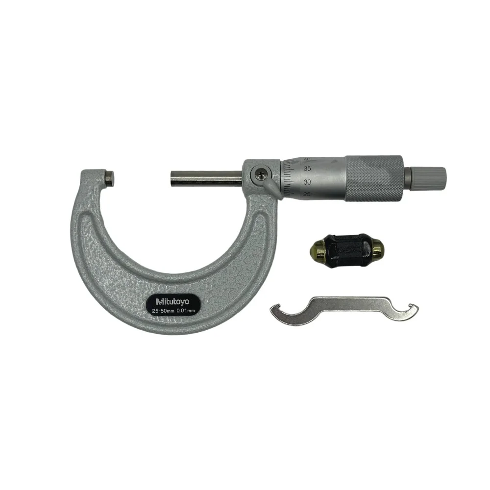 Micrometro Externo com Catraca Graduacao 0,01MM 25 A 50MM Mitutoyo 103138