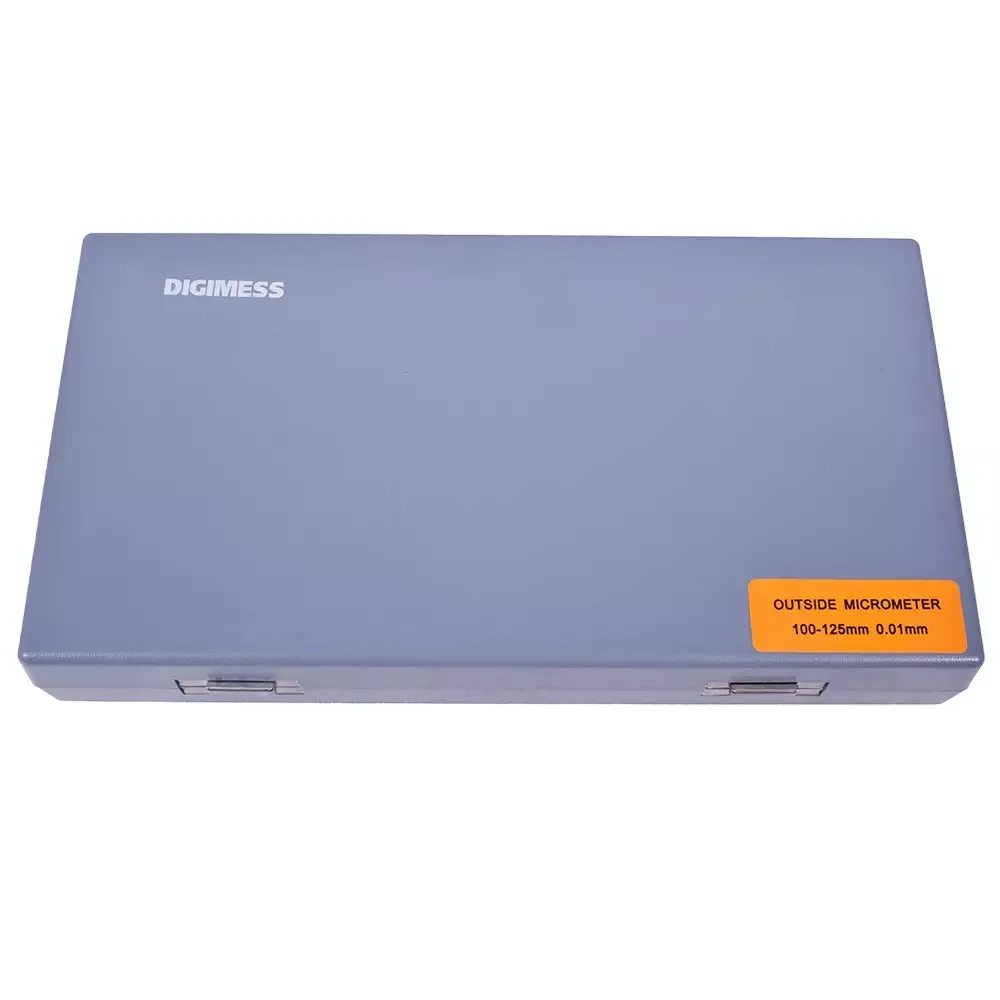 Micrometro Externo com Catraca Graduacao 0,01MM Arco Em Ferro Fundido 100 A 125MM Digimess 110104