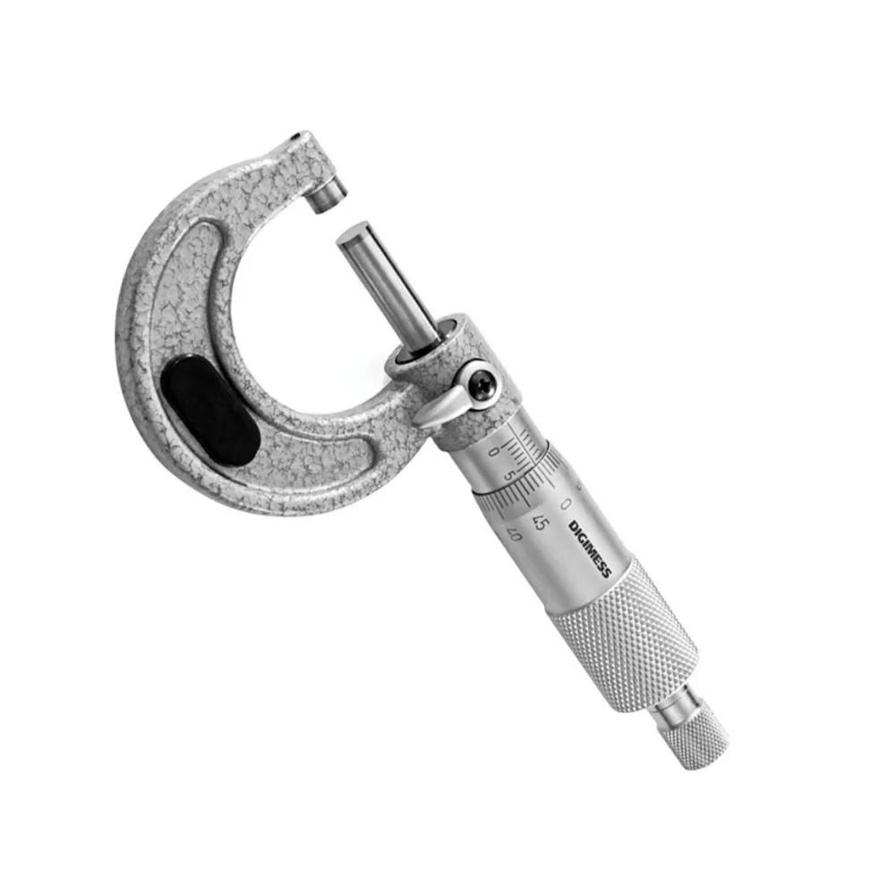 Micrometro Externo com Catraca Graduacao 0,01MM Arco Em Ferro Fundido 150 A 175MM Digimess 110106