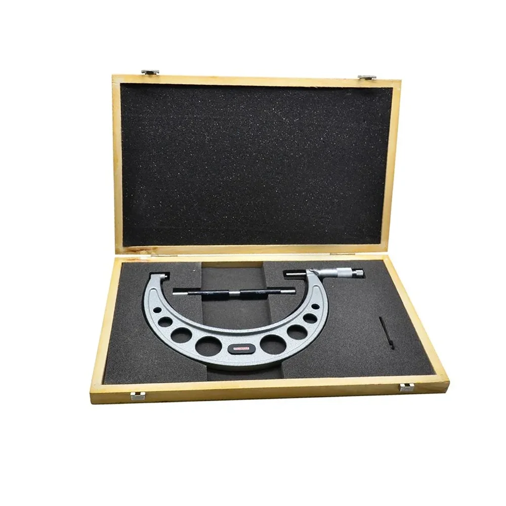 Micrometro Externo com Catraca Graduacao 0,01MM Arco Em Ferro Fundido 175 A 200MM Digimess 110107