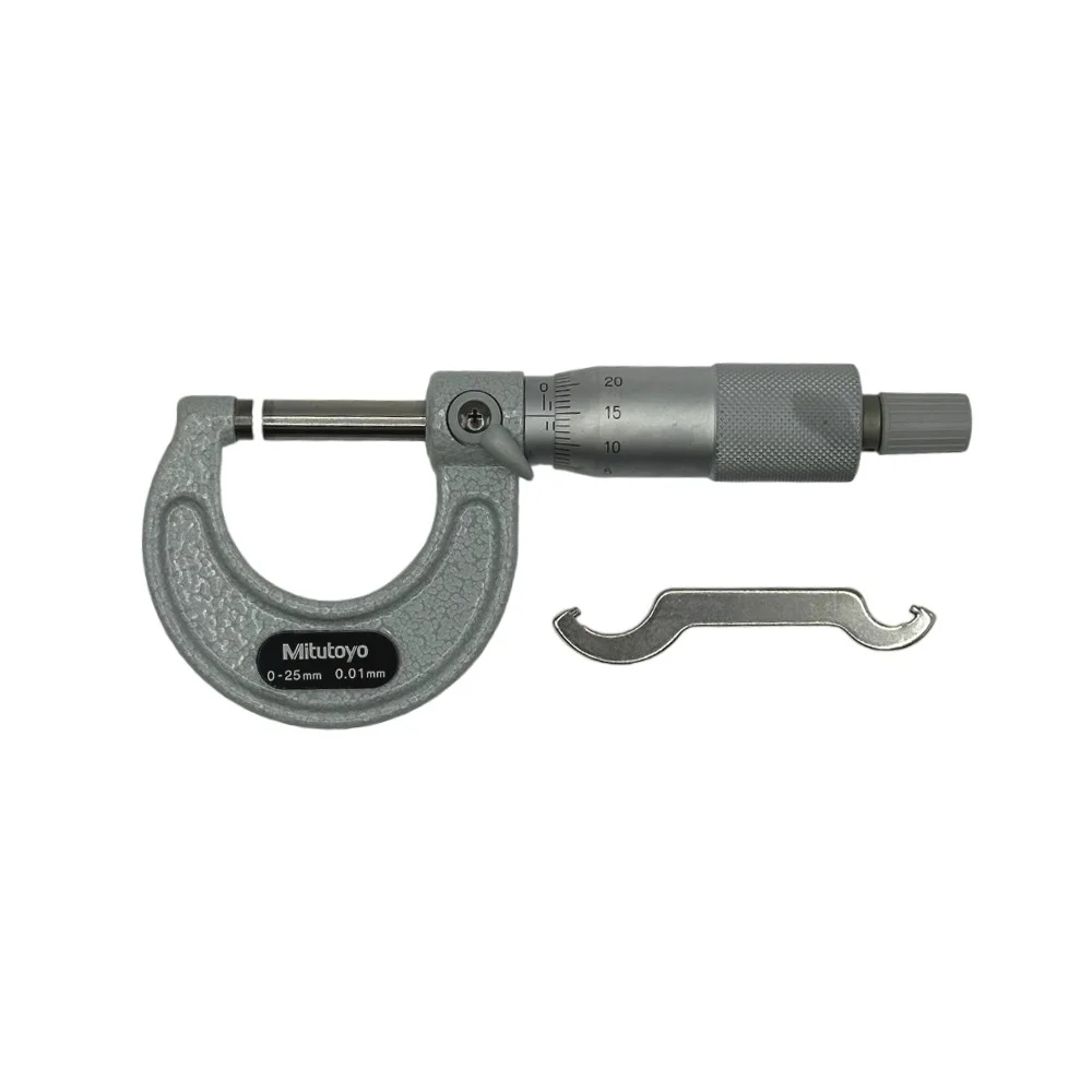 Micrometro Externo com Catraca Graduacao 0,01MM 0 A 25MM Mitutoyo 103137