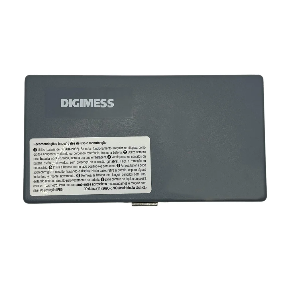 Micrometro Externo Digital Graduacao 0,001MM com Arco Em Ferro Fundido 0 A 25MM Digimess 110284-NEW