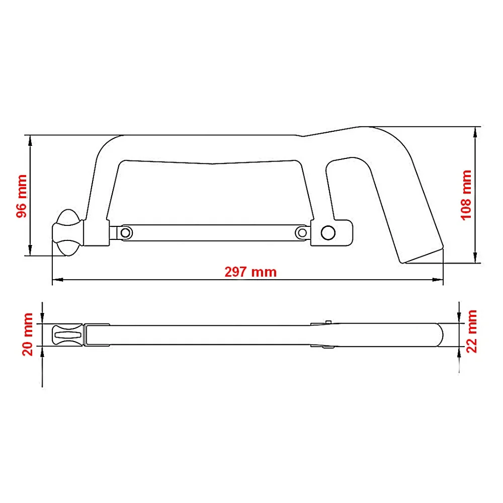 Mini Arco de Serra Isolado 1000V IEC60900 NR10 6" Tramontina Pro 44340/010