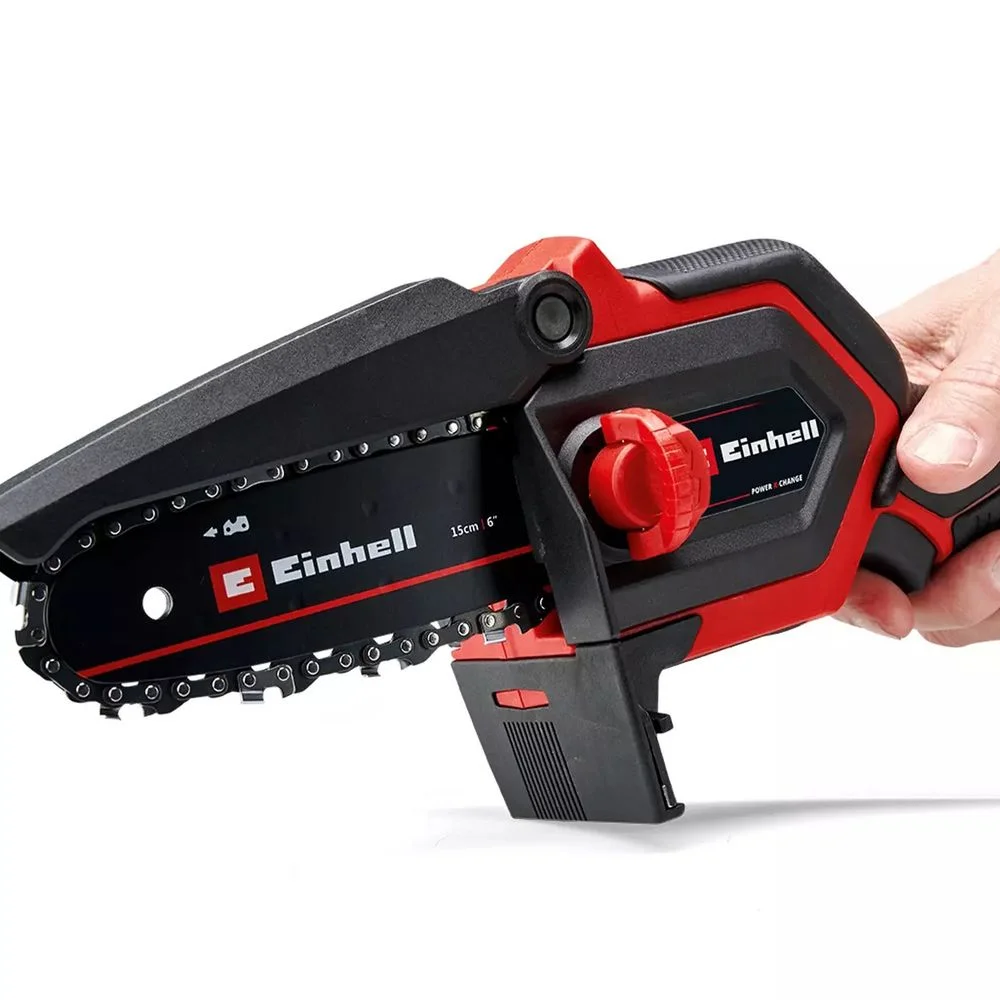 Mini Motosserra de Poda a Bateria 18V Sem Carregador e Bateria 150MM Einhell GE-PS 18/15 LI