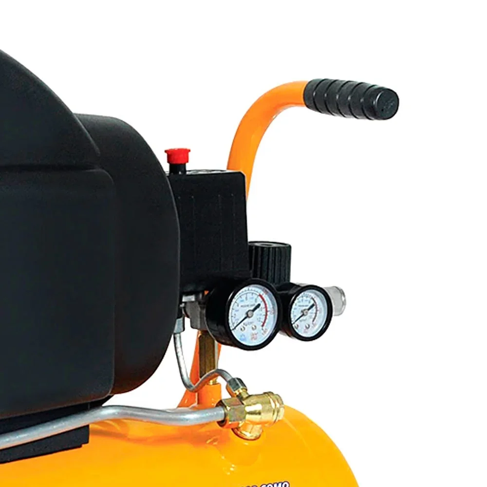 Motocompressor de Ar 2HP 21 Litros 120 Libras com Rodizio 7,6PCM 220V Chiaperini MC7,6/21L