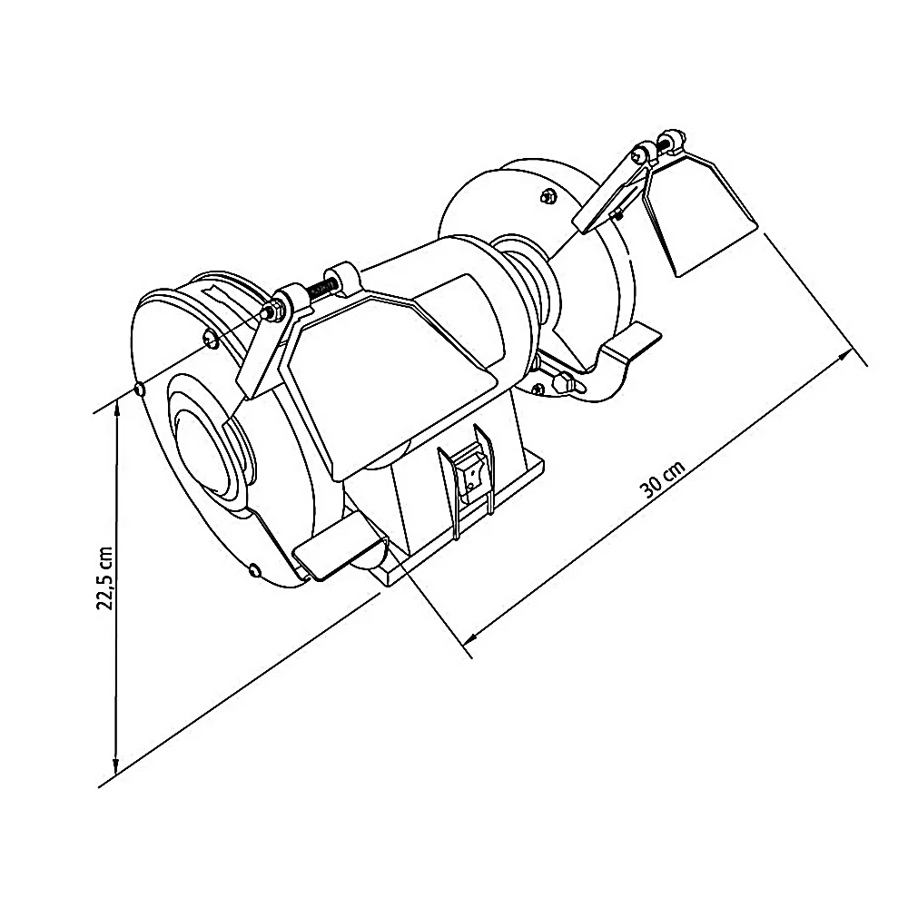 Motoesmeril de Bancada 5" Bivolt 260W Tramontina 42400/150