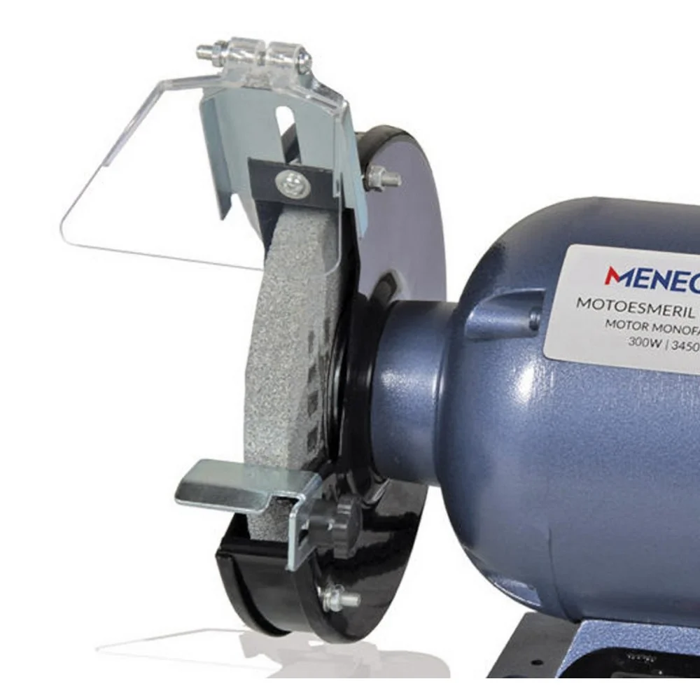 Motoesmeril de Bancada 6" Bivolt 300W Menegotti PLUS 300