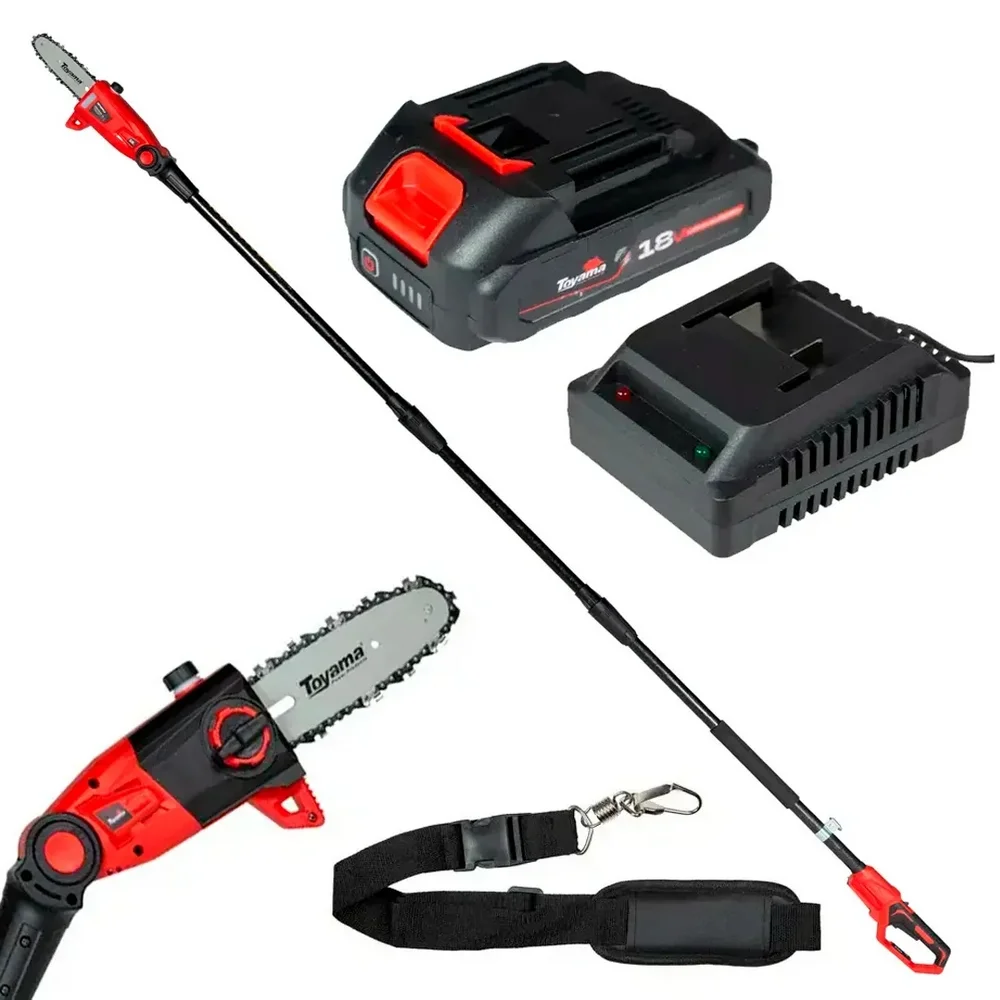 Motopoda a Bateria 18V Com Caregador e 1 Bateria 2AH Bivolt Toyama TBT18PP3.0-K