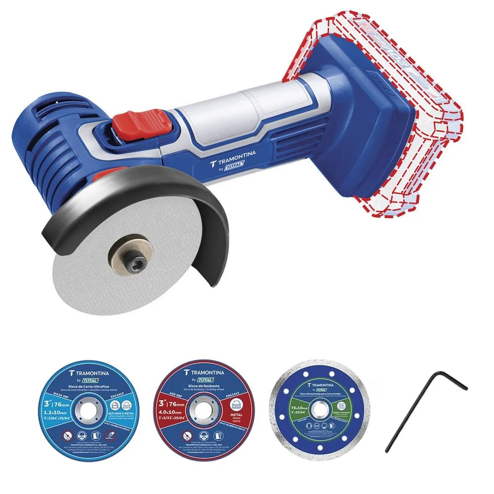 Multicortadora a Bateria 20V Alta Rotacao 19500RPM Sem Carregador e Bateria 3" Tramontina Tota 42306/006