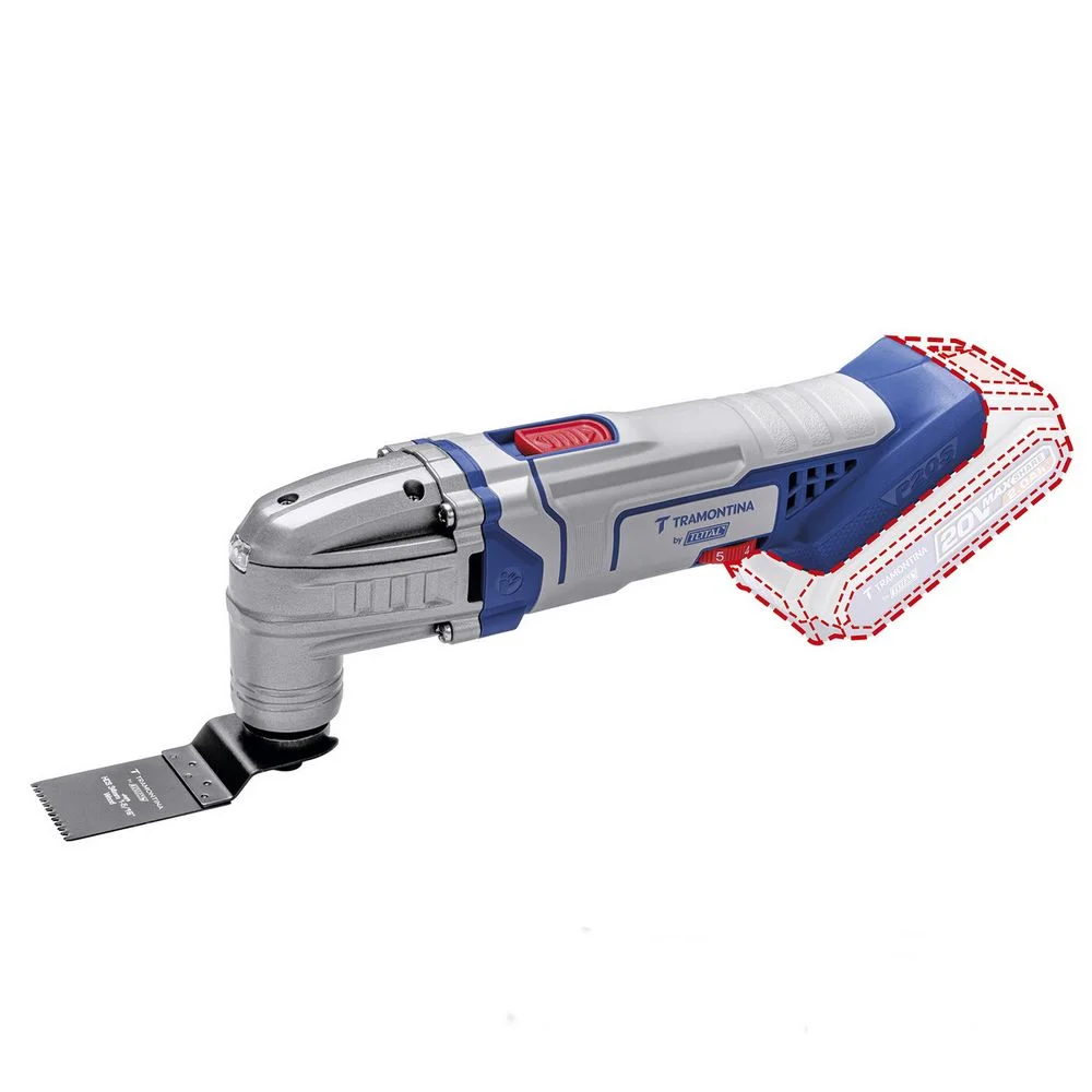 Multiferramenta Oscilante a Bateria 20V Sem Carregador e Bateria Tramontina Tota 42306/008