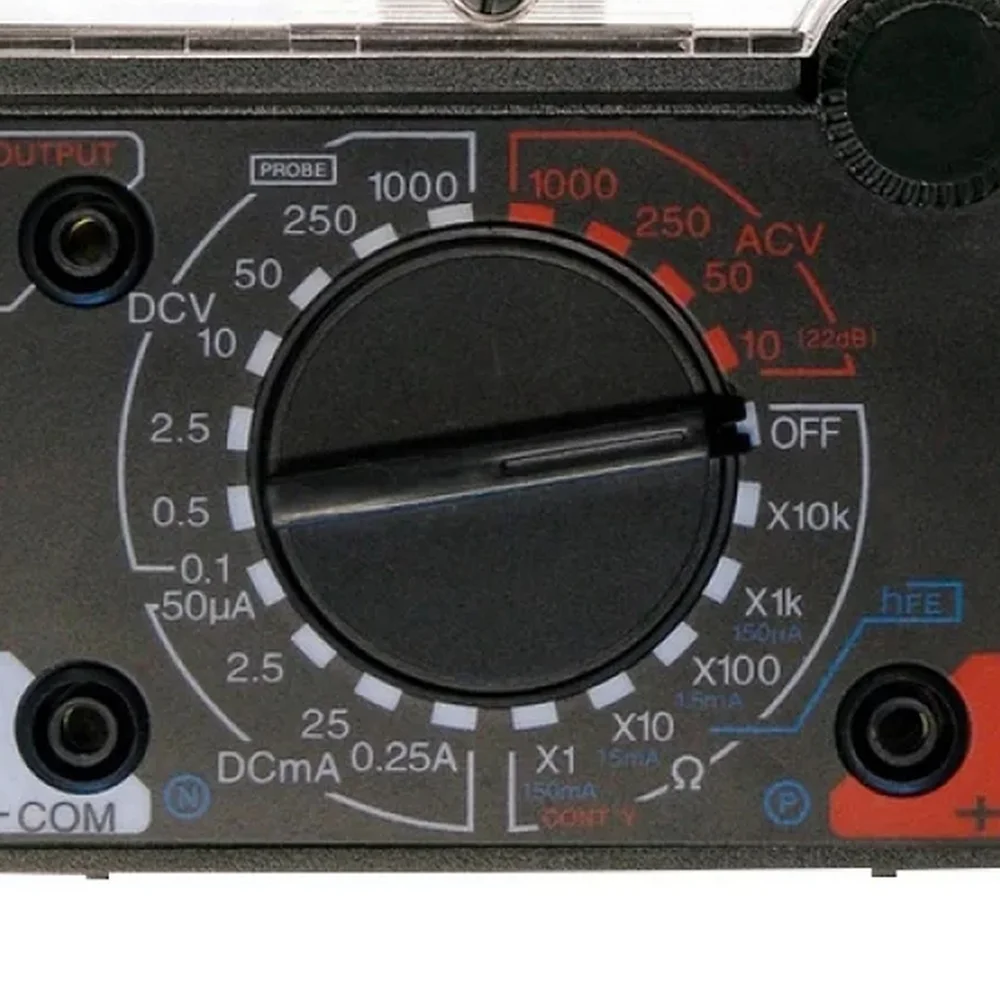 Multimetro Analogico 1000V AC/DC CAT.II 250MA-20KOHMS Minipa ET2022B