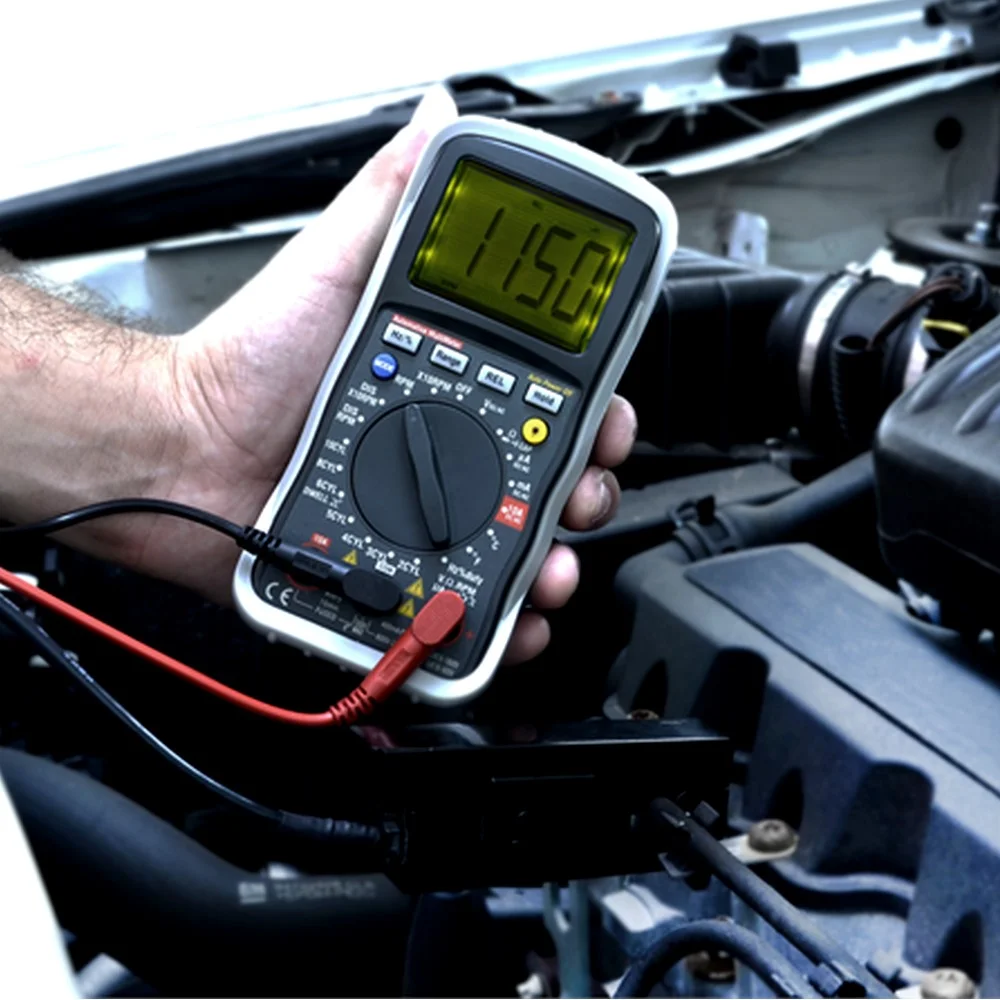 Multimetro Automotivo 600V AC/DC CAT.II 1000V 10A-40M OHMS Hikari HMA-120