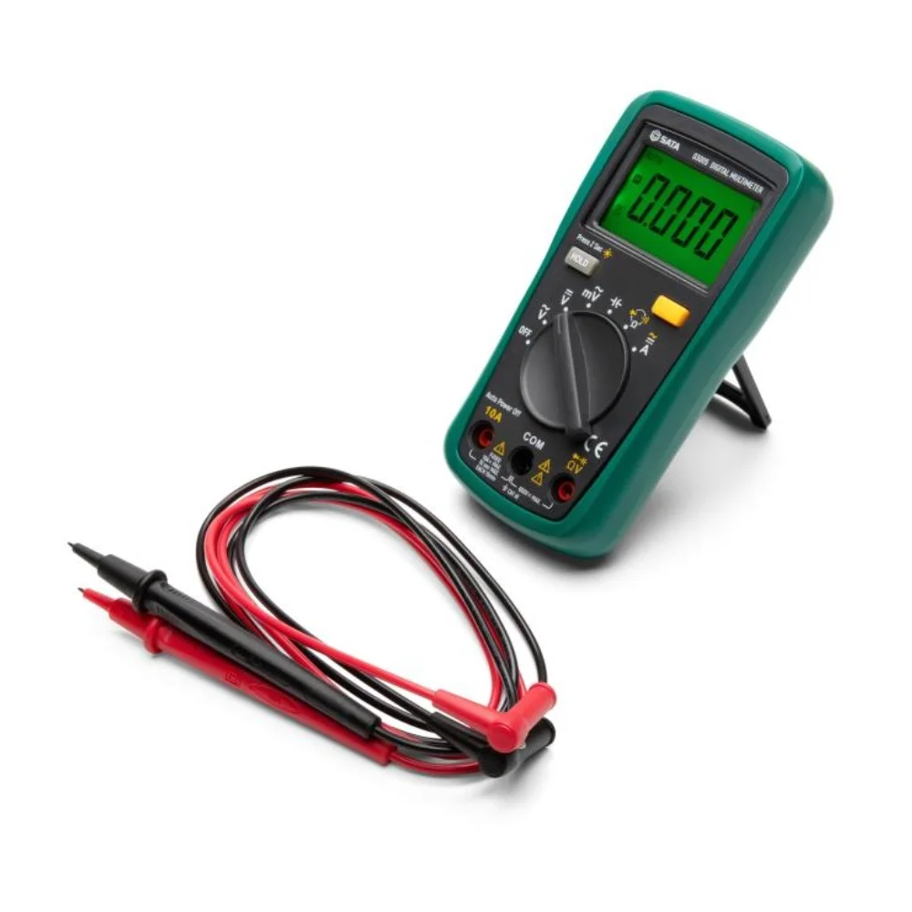Multimetro Digital 1000V CAT.III AC/DC 10A Sata ST03005