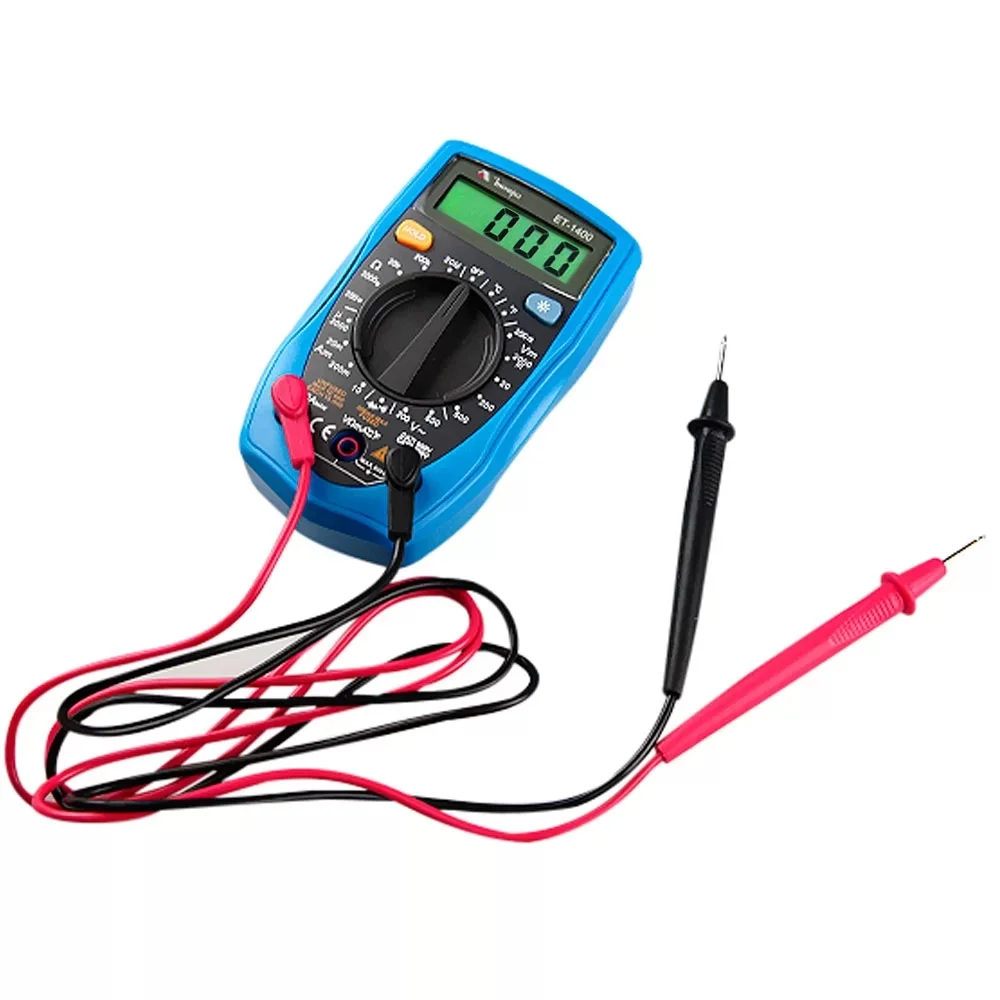 Multimetro Digital 500V AC/DC CAT.II 300V 10A-20M OHMS Minipa ET-1400