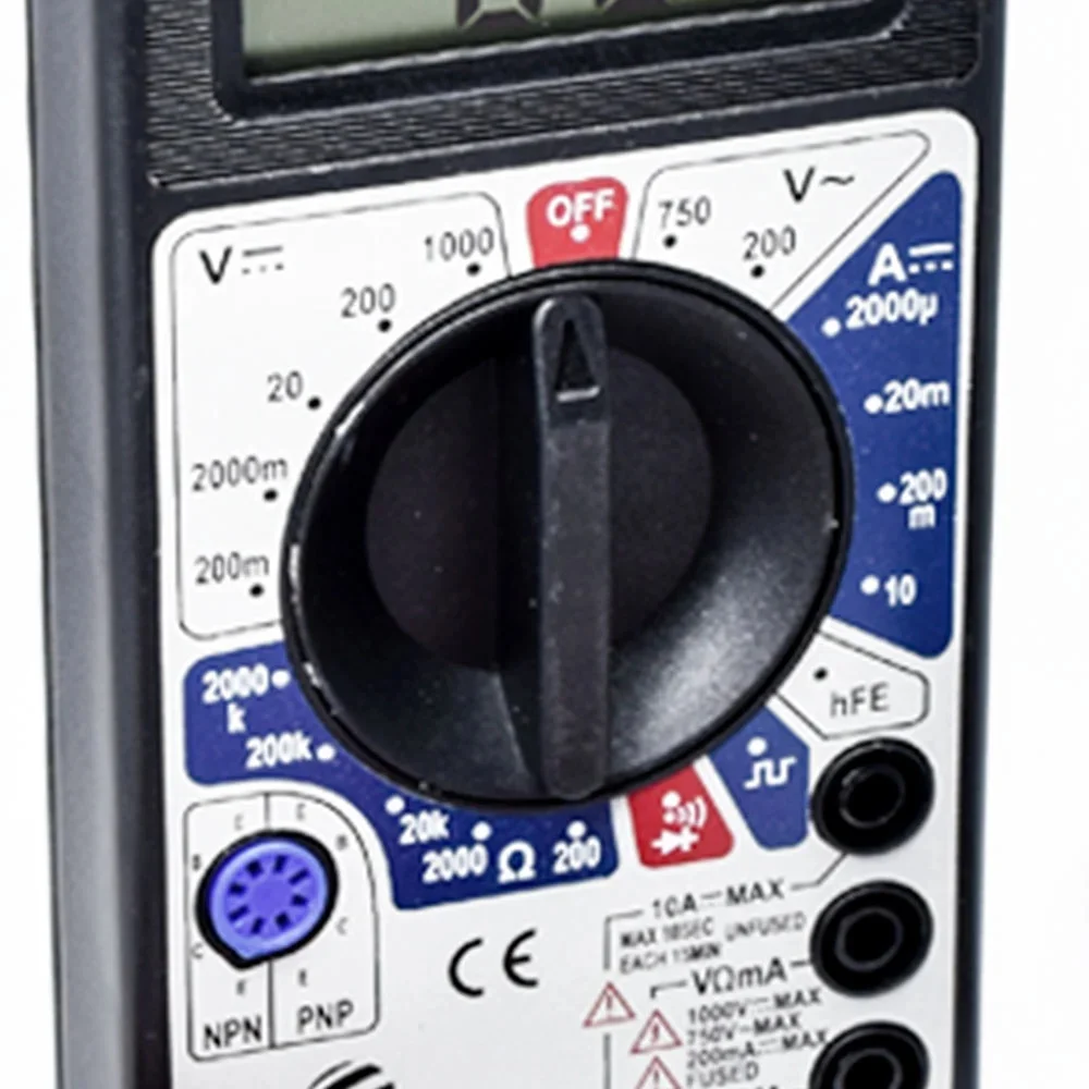Multimetro Digital 700V AC 1000V DC 10A-2000K OHMS Incoterm MD-020