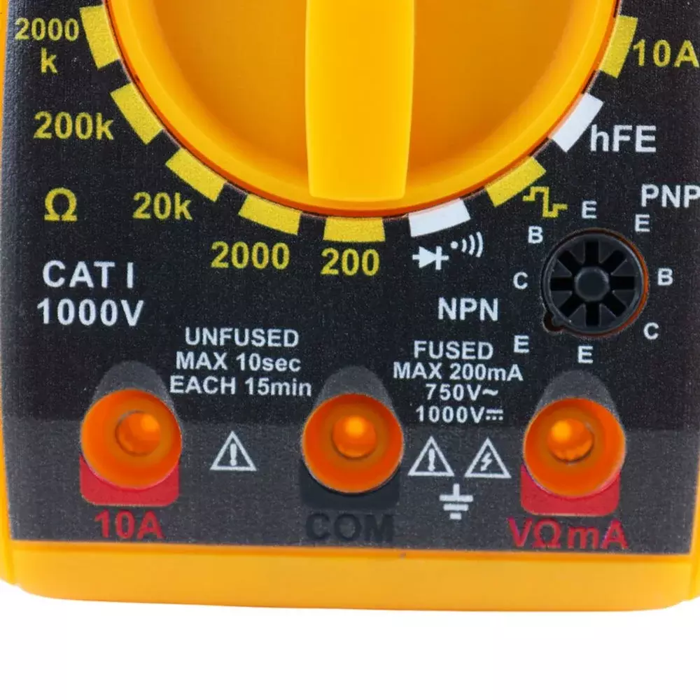 Multimetro Digital 750V AC 1000V DC CAT.I 10A-2000K OHMS Hikari HM-1002B