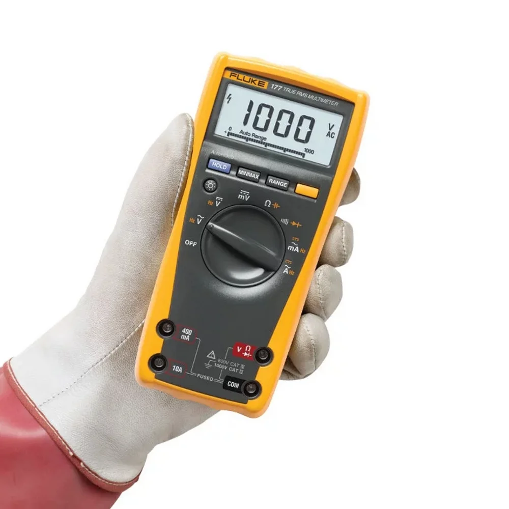 Multimetro Digital True Rms 1000V CA/CC CAT.III 10A-50M OHMS Fluke 177