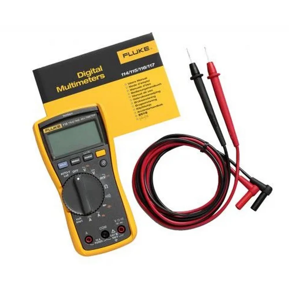 Multimetro Digital True Rms 600V AC/DC CAT.III 10A-40M OHMS Fluke 115
