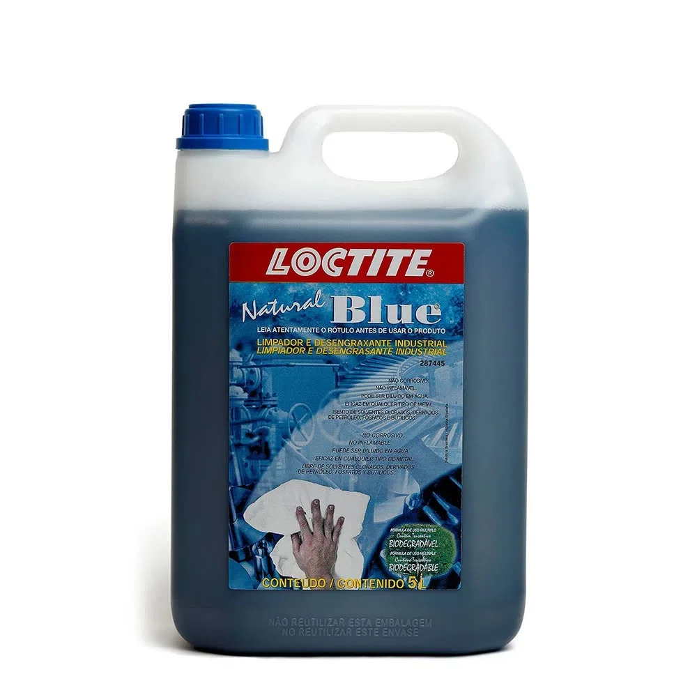 Natural Blue Desengraxante Industrial Biodegradavel 5L Loctite SF 7840