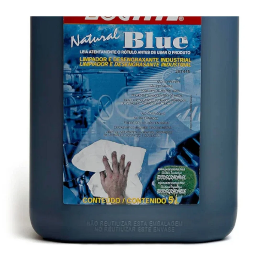 Natural Blue Desengraxante Industrial Biodegradavel 5L Loctite SF 7840