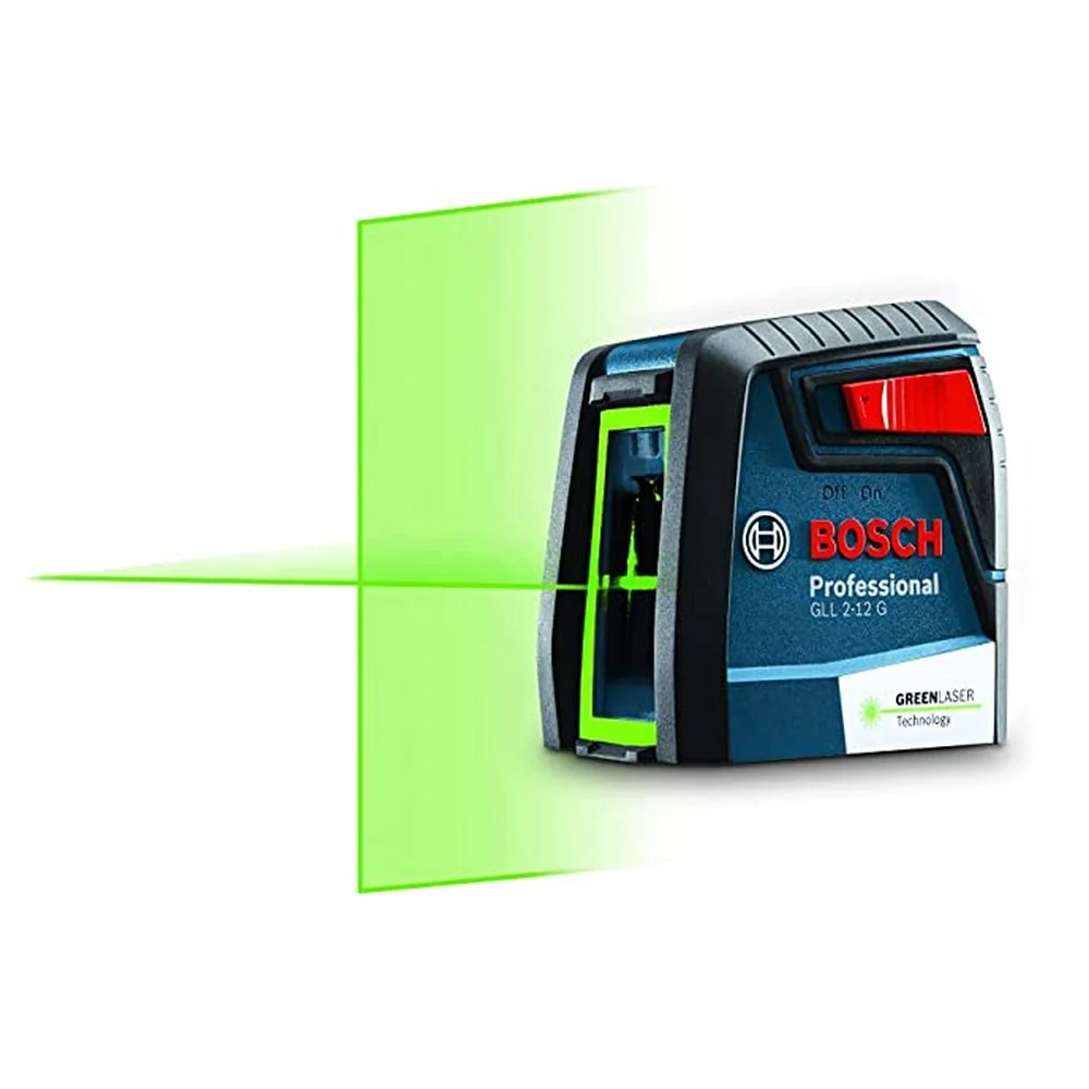 Nivel a Laser de 2 Linhas Verdes Automatico 12M Bosch GLL 2-12 G