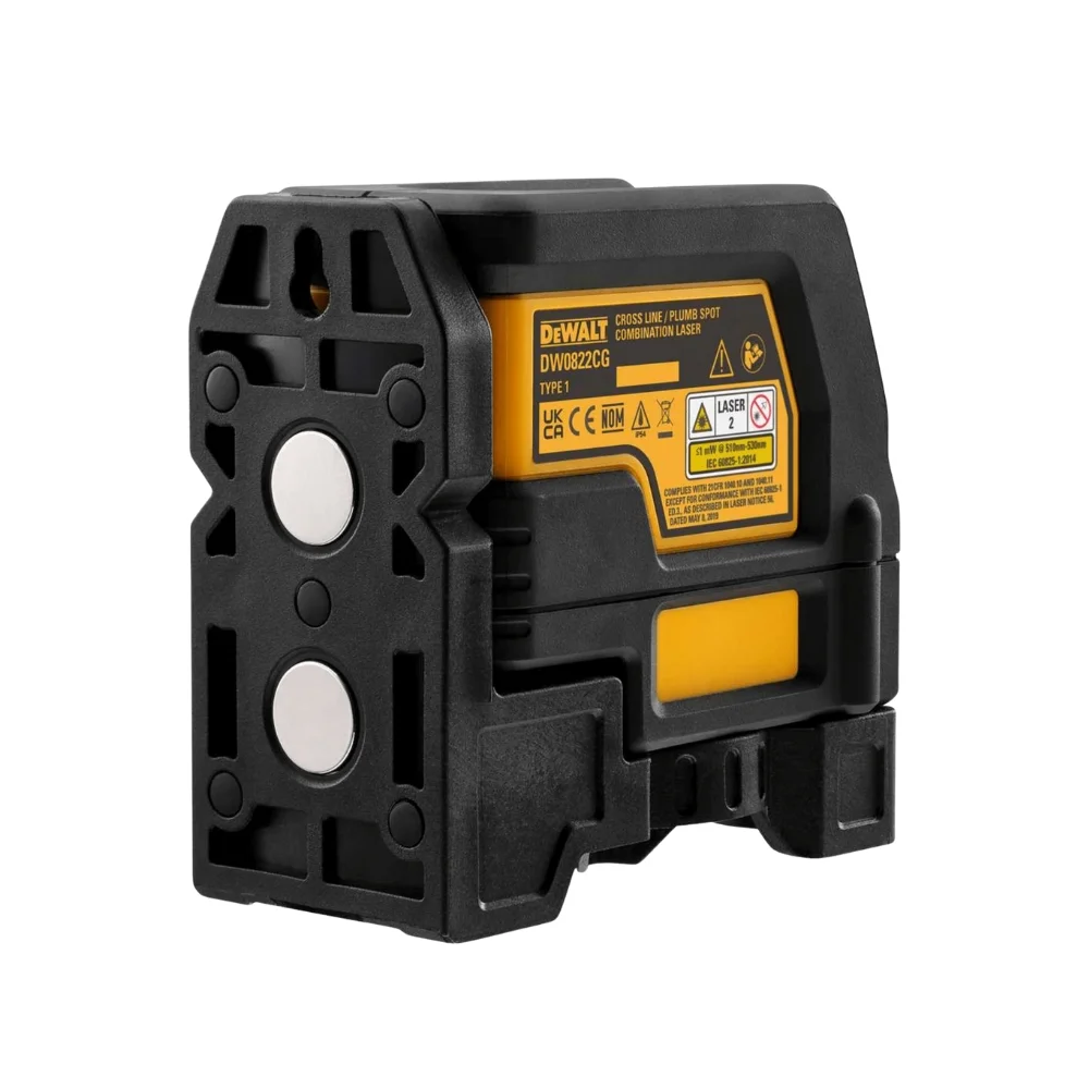 Nivel a Laser de 2 Linhas Verdes e Prumo Automatico com Maleta 30M Dewalt DW0822CG