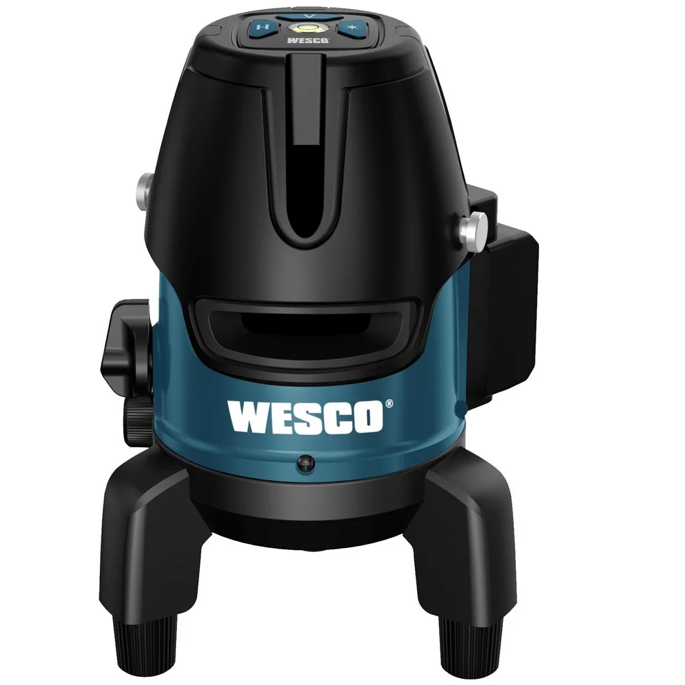 Nivel a Laser de 5 Linhas Verdes Automatico com Bolsa e Acessorios 10M Wesco WS8911K