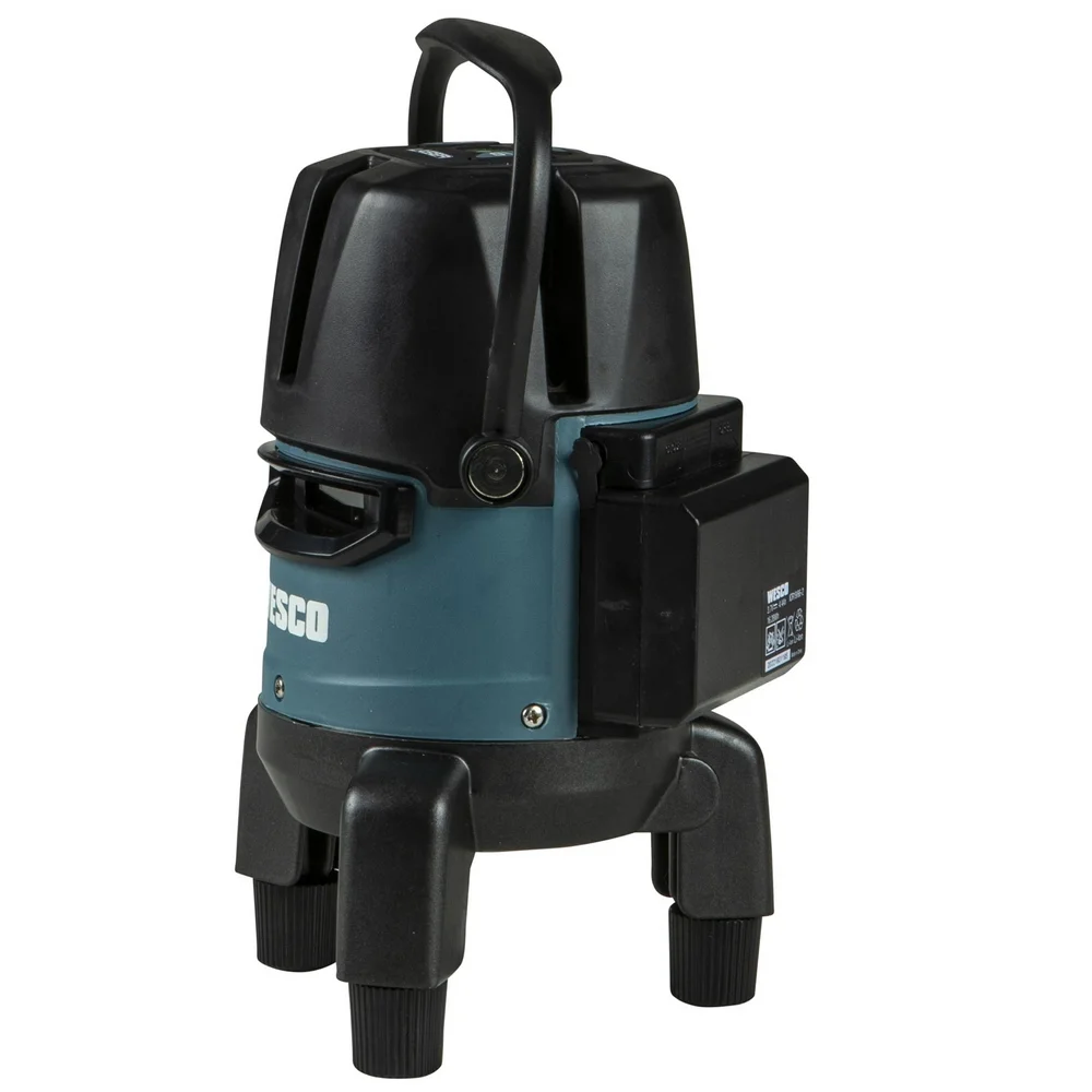 Nivel a Laser de 5 Linhas Verdes Automatico com Bolsa e Acessorios 10M Wesco WS8911K