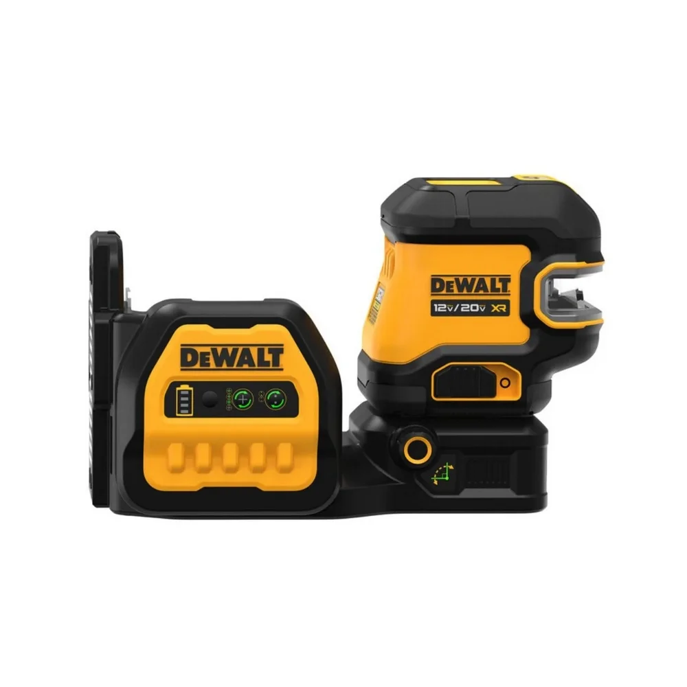 Nivel a Laser de Pontos e Linhas a Bateria 12/20V Verdes com Maleta Sem Carregador e Bateria 85M Dewalt DCLE34220GB