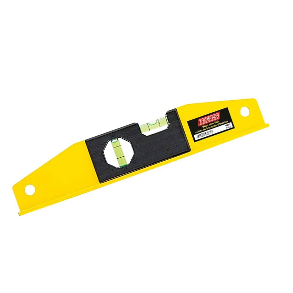 Nivel de Aluminio Base Magnetica 2 Bolhas 12" Thompson 158