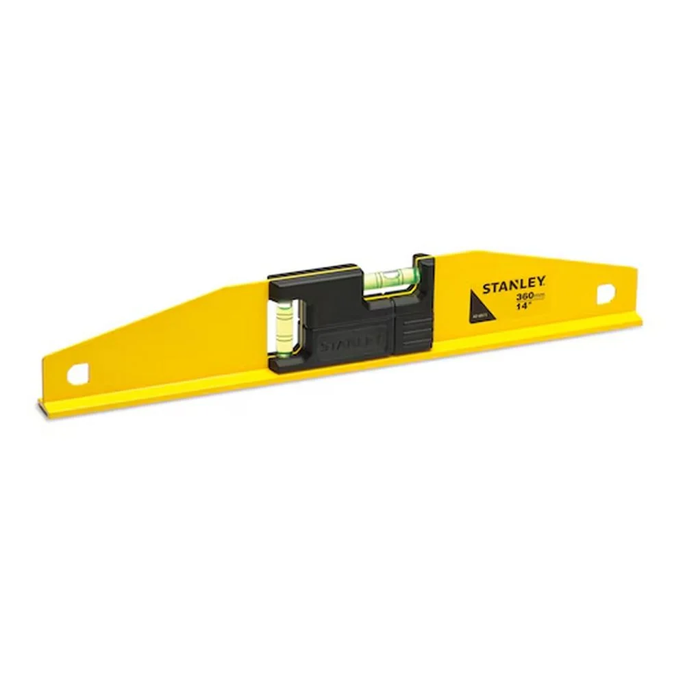 Nivel de Aluminio Base Magnetica 2 Bolhas 14" Stanley 42887S
