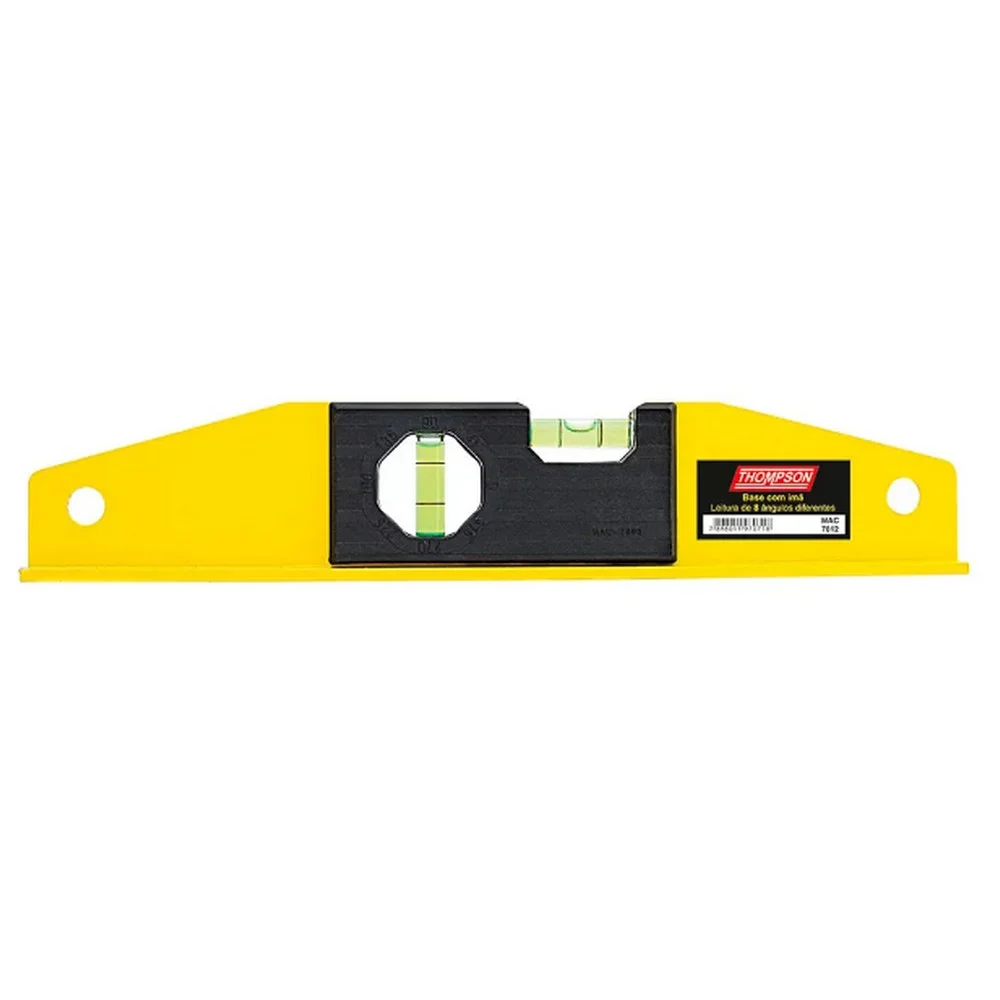 Nivel de Aluminio Base Magnetica 2 Bolhas 14" Thompson 159