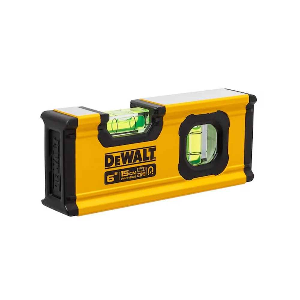 Nivel de Aluminio Base Magnetica 2 Bolhas 6" Dewalt DWHT42802