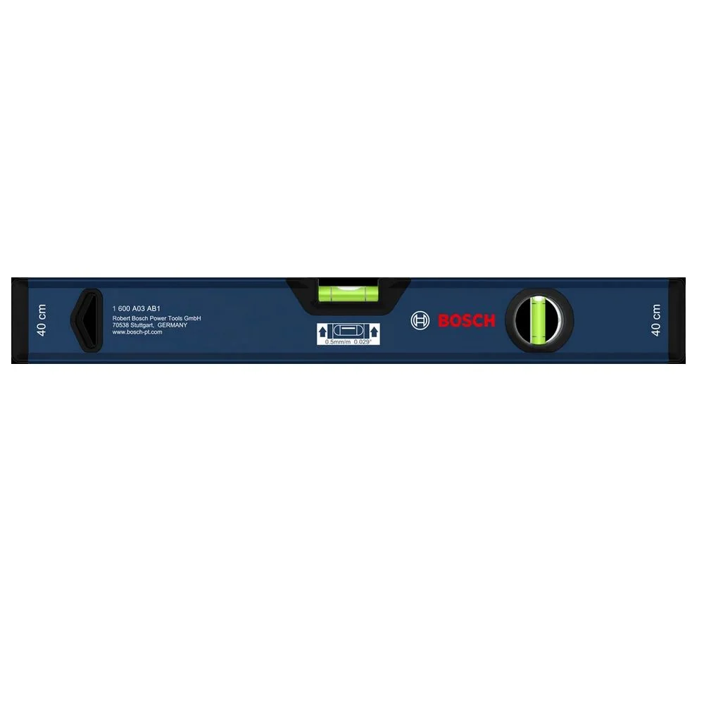 Nivel de Aluminio com 2 Bolhas 16" Bosch 1600A03AA4