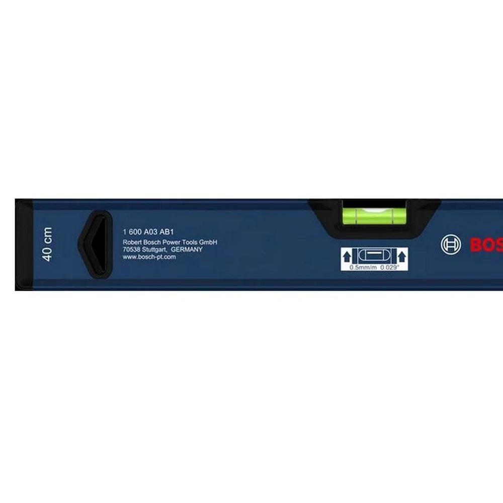 Nivel de Aluminio com 2 Bolhas 16" Bosch 1600A03AA4
