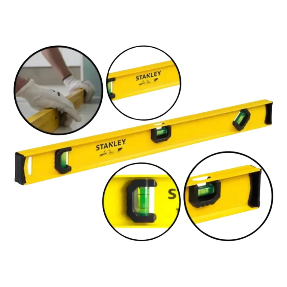 Nivel de Aluminio com 3 Bolhas 24" Stanley STHT42074-LA