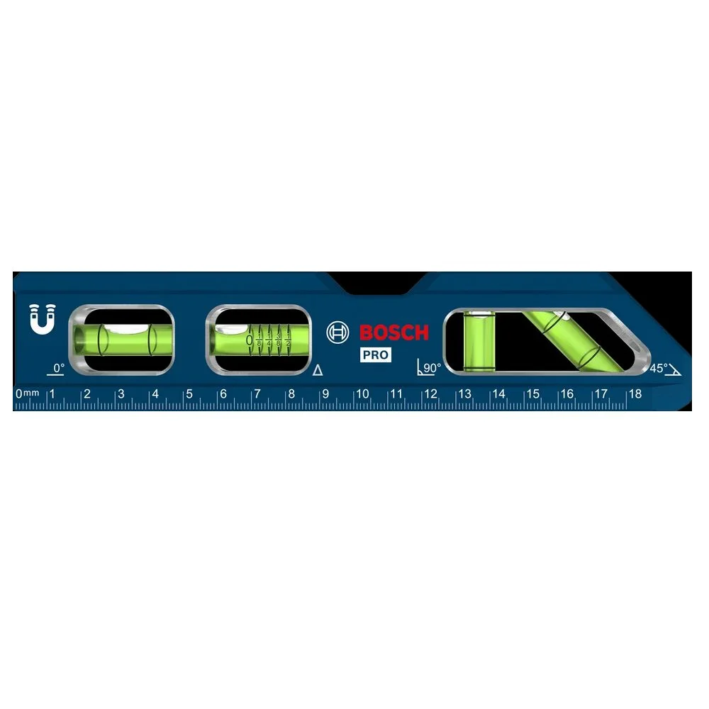 Nivel de Aluminio Torpedo com 4 Bolhas 8" Bosch 1600A03AA9