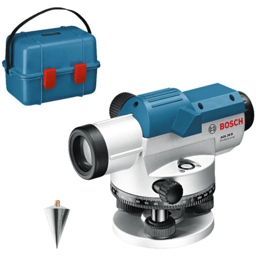 Nivel Optico a Laser Zoom 26x Sem Tripe Bosch GOL 26D
