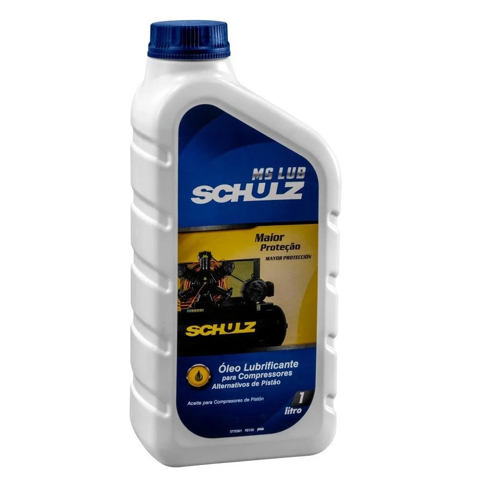 Oleo Lubrificante Mineral para Compressor 1L Schulz MS LUB