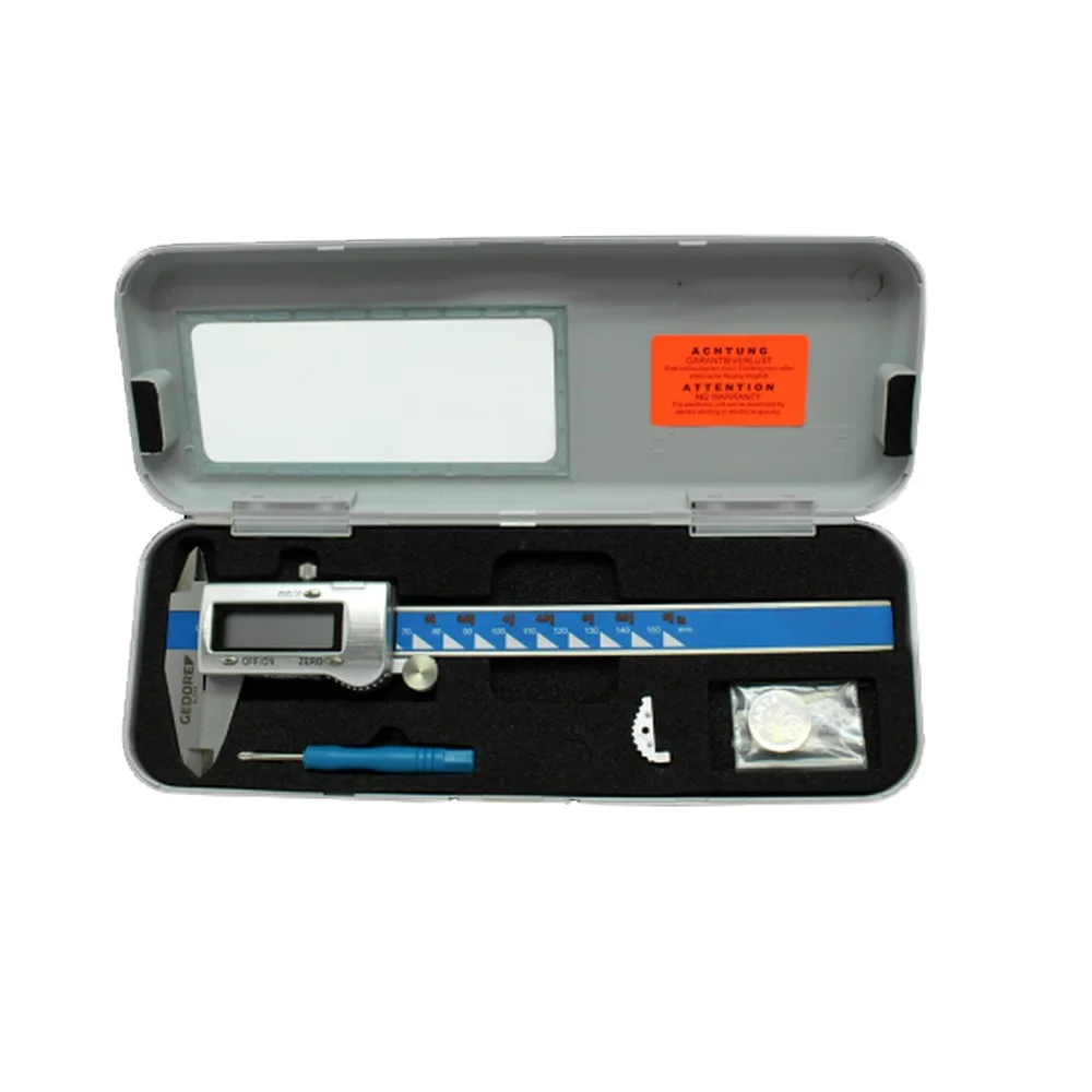 Paquimetro Digital Resolucao 0,01MM-.005" 150MM-6" Gedore 711